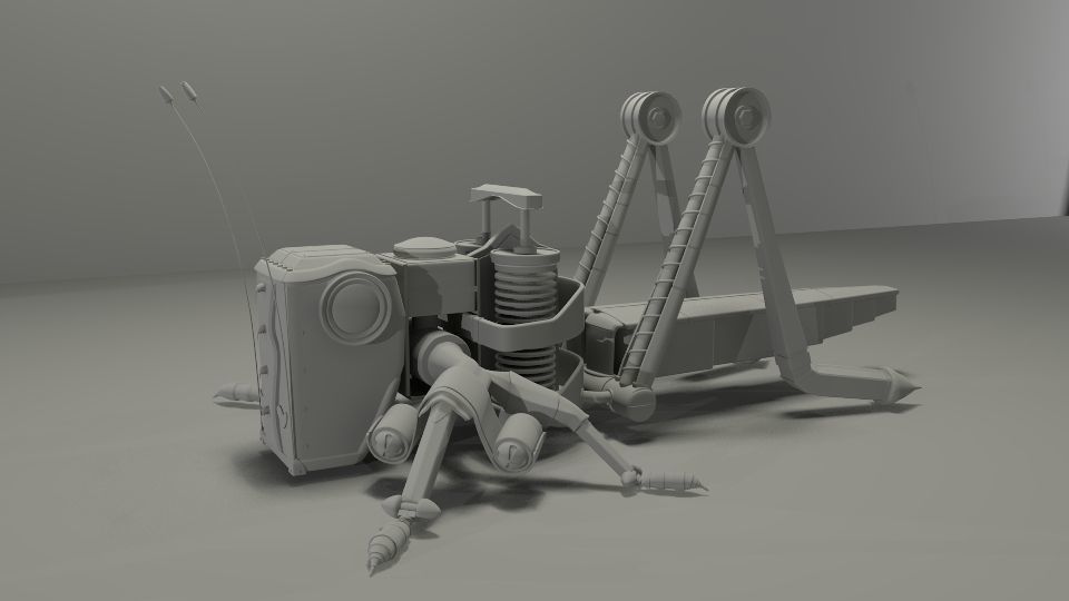 Insect Bot Future Robotics 3D model_8