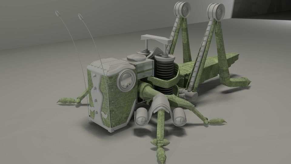 Insect Bot Future Robotics 3D model_1