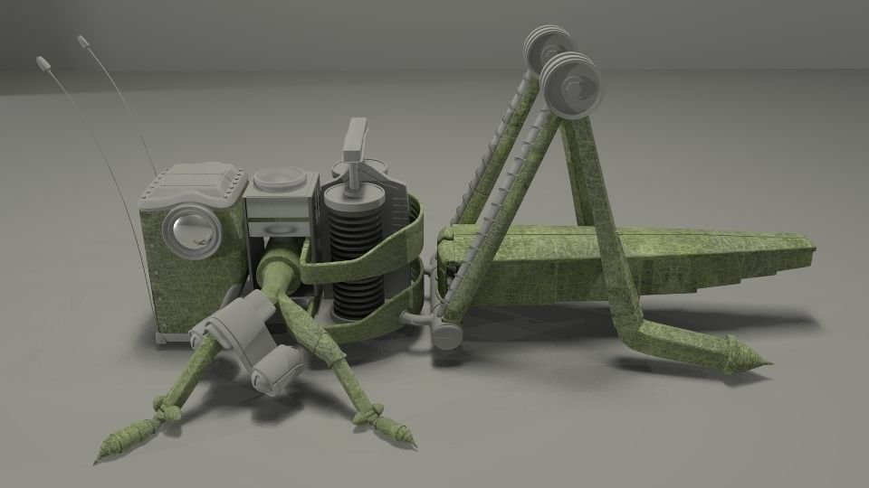 Insect Bot Future Robotics 3D model_3