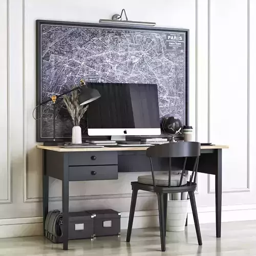 Office workplace 28 3D model