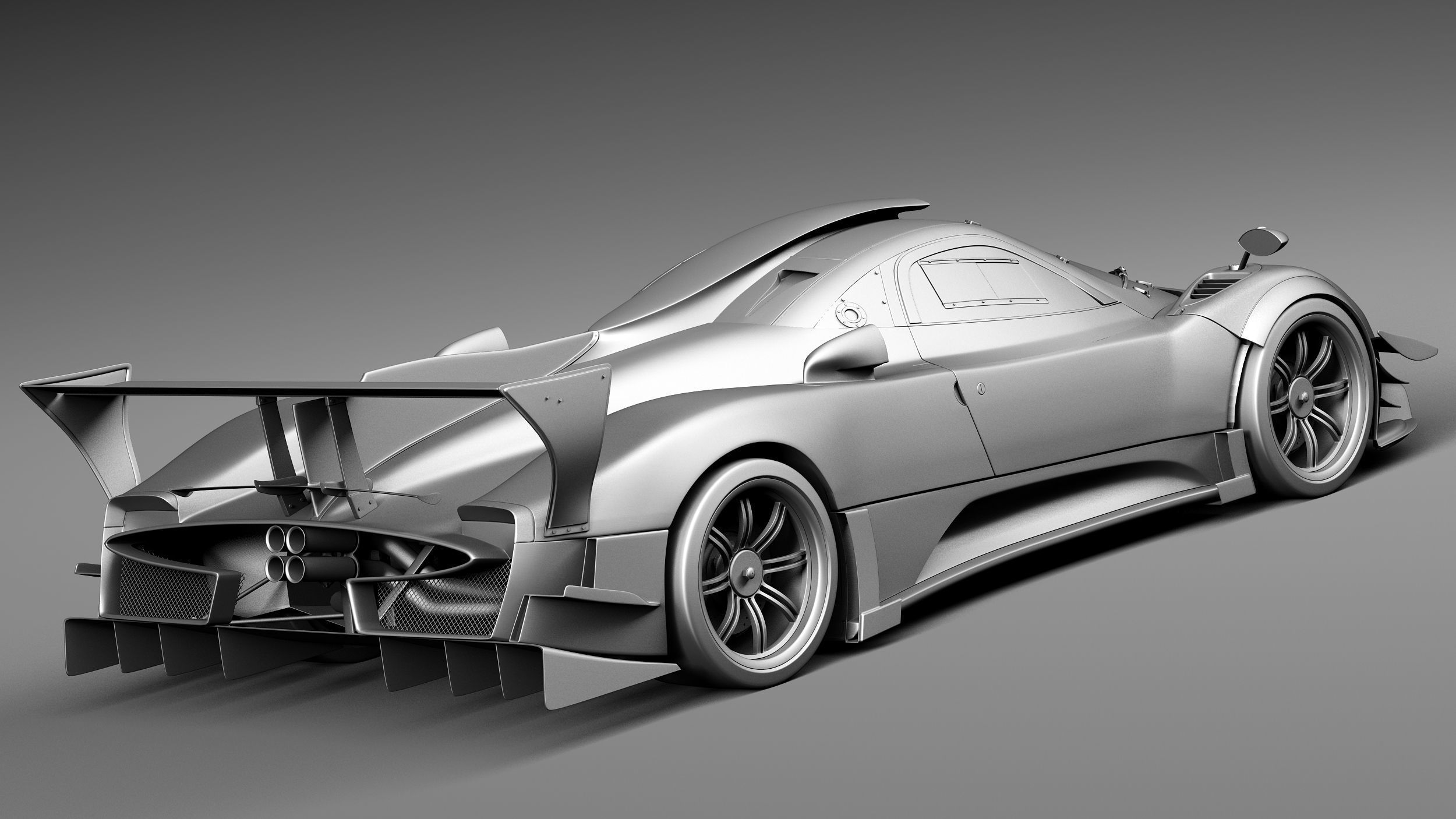 Pagani Zonda Revolucion 2013 3D model_12