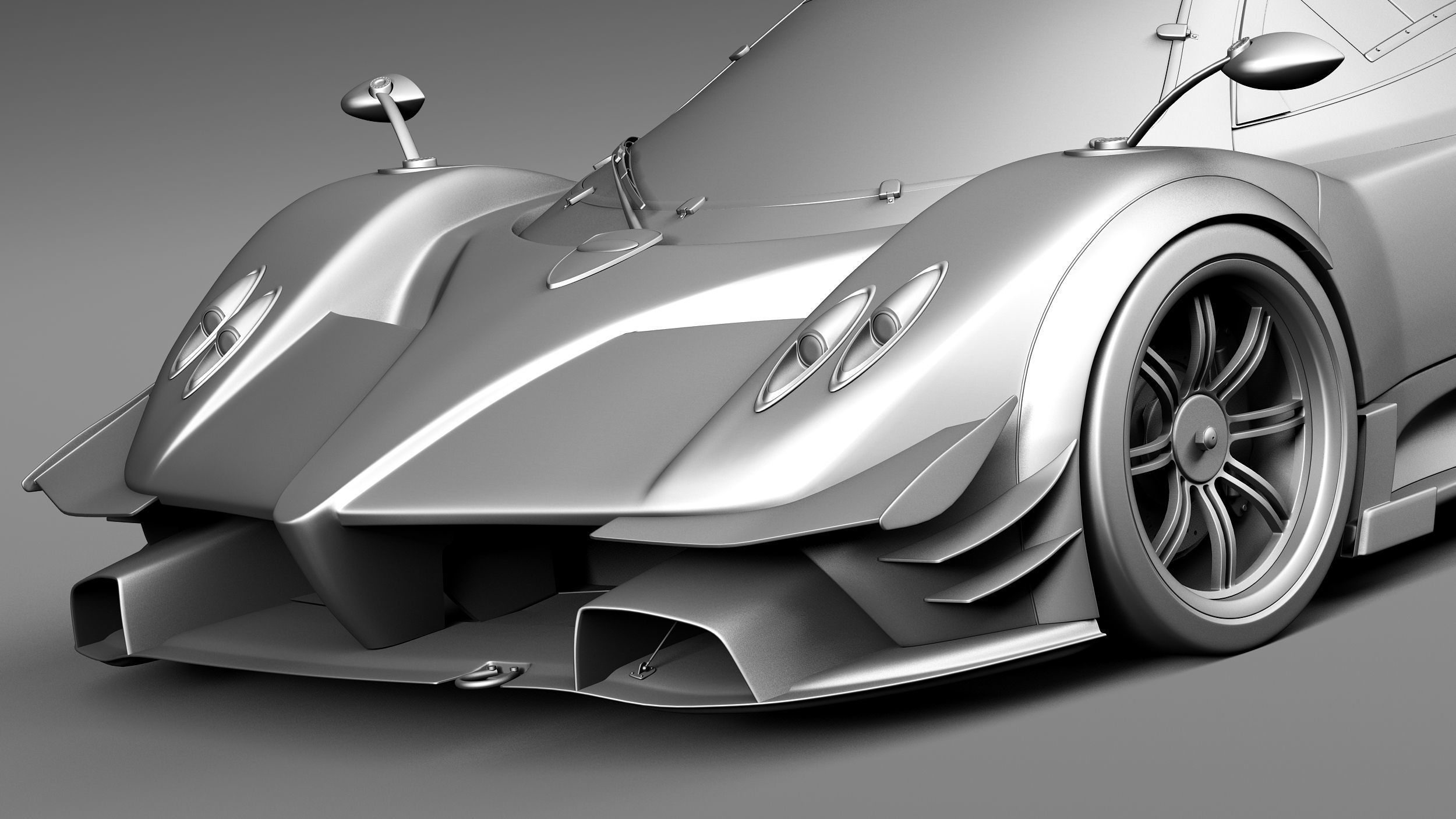 Pagani Zonda Revolucion 2013 3D model_10