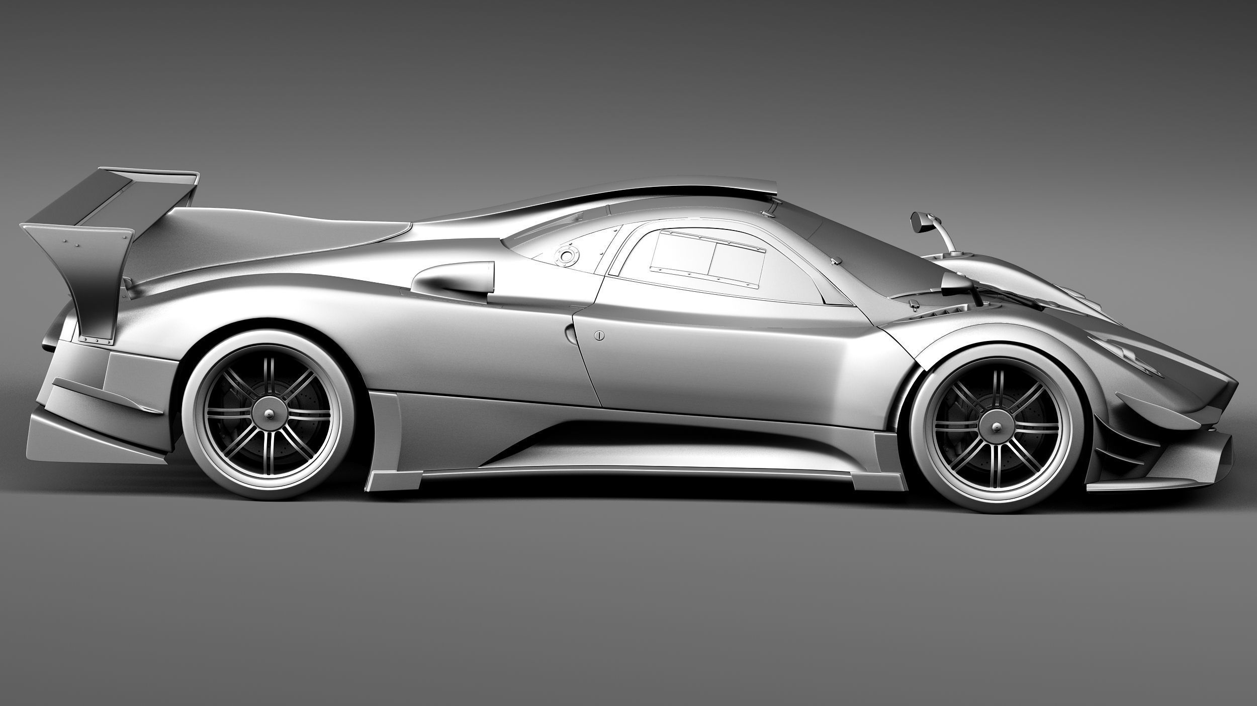 Pagani Zonda Revolucion 2013 3D model_14