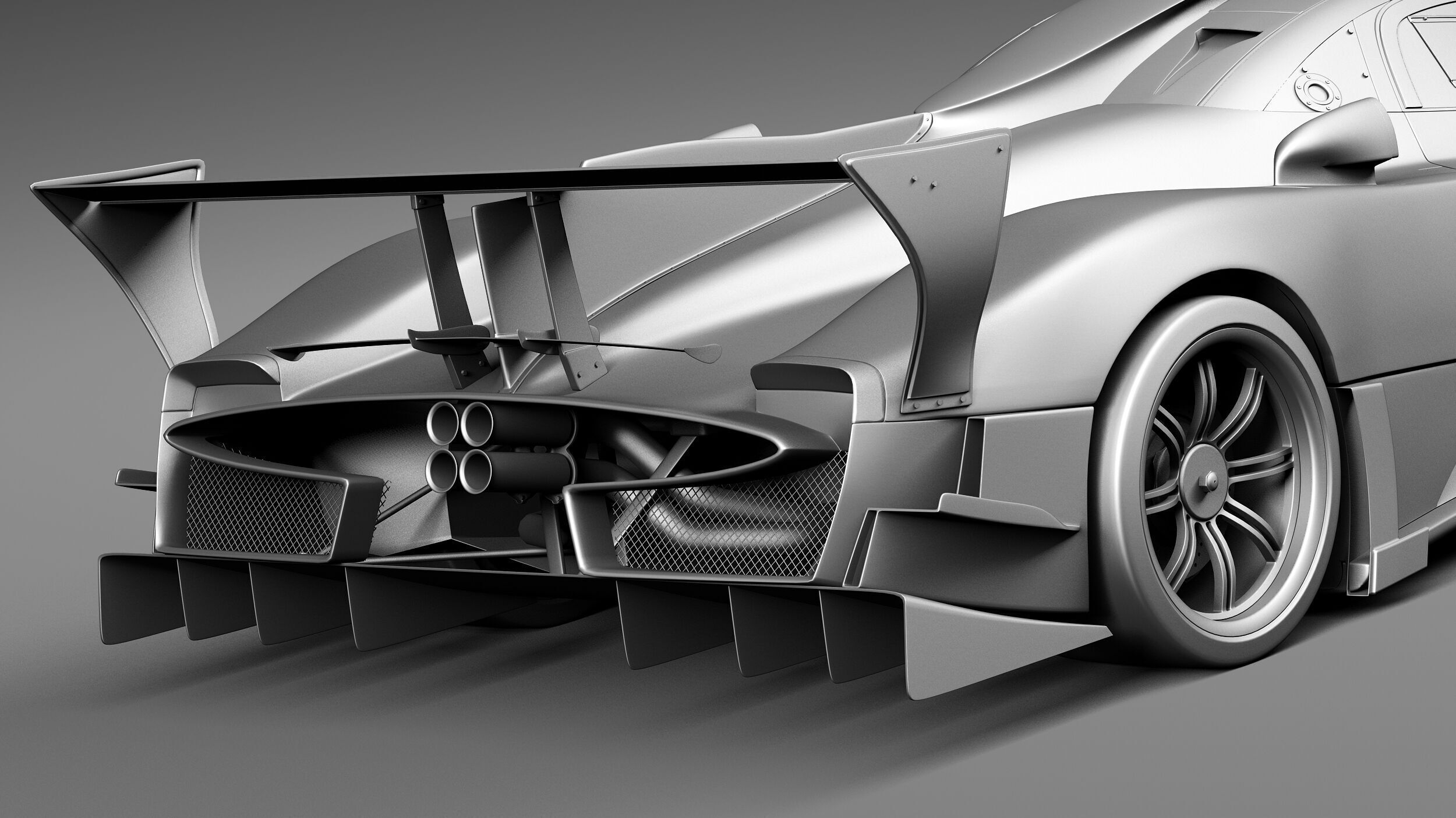 Pagani Zonda Revolucion 2013 3D model_11