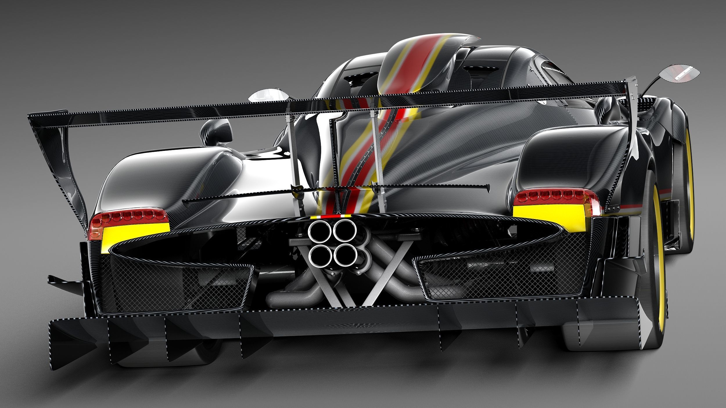 Pagani Zonda Revolucion 2013 3D model_5