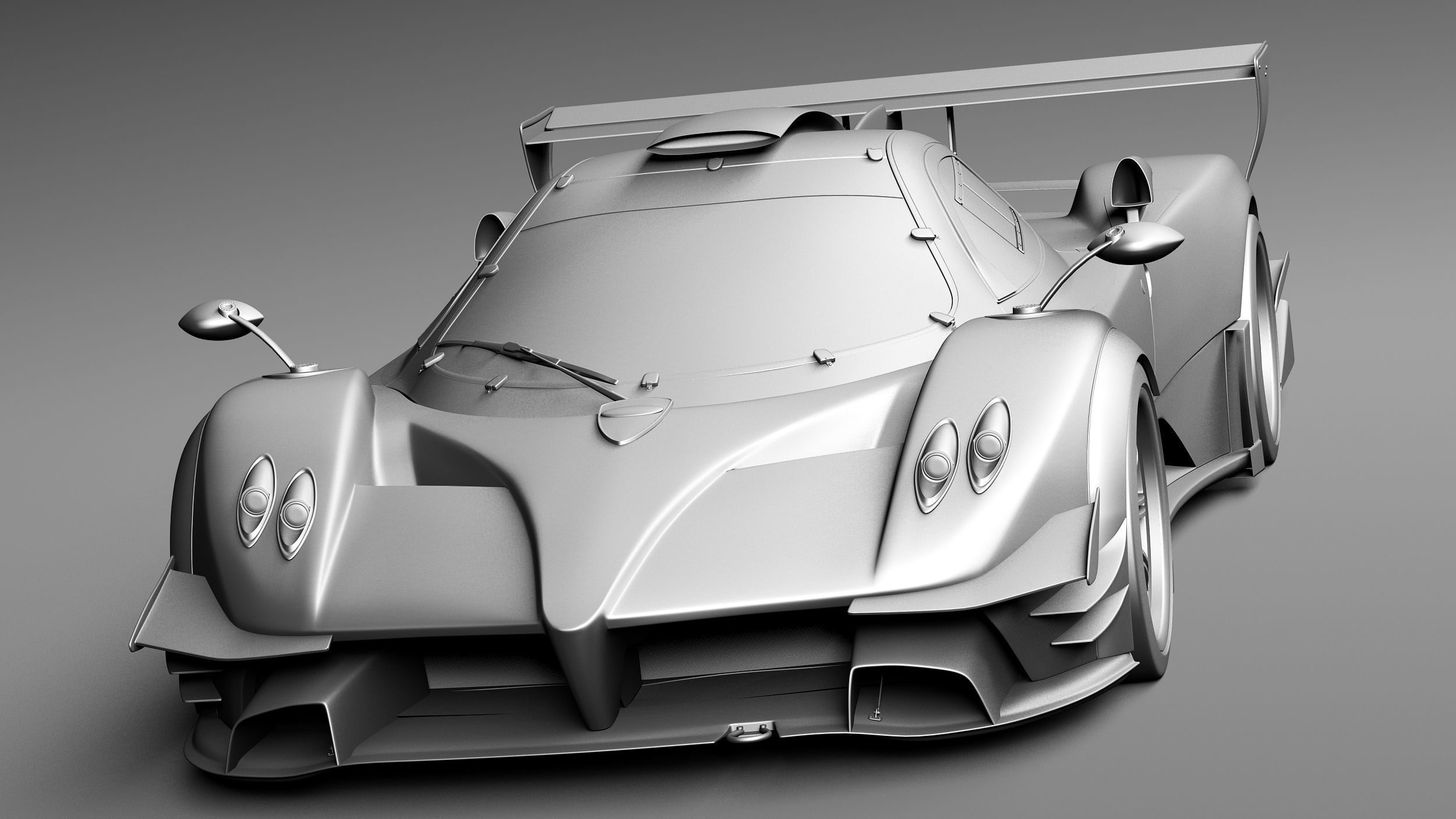 Pagani Zonda Revolucion 2013 3D model_9