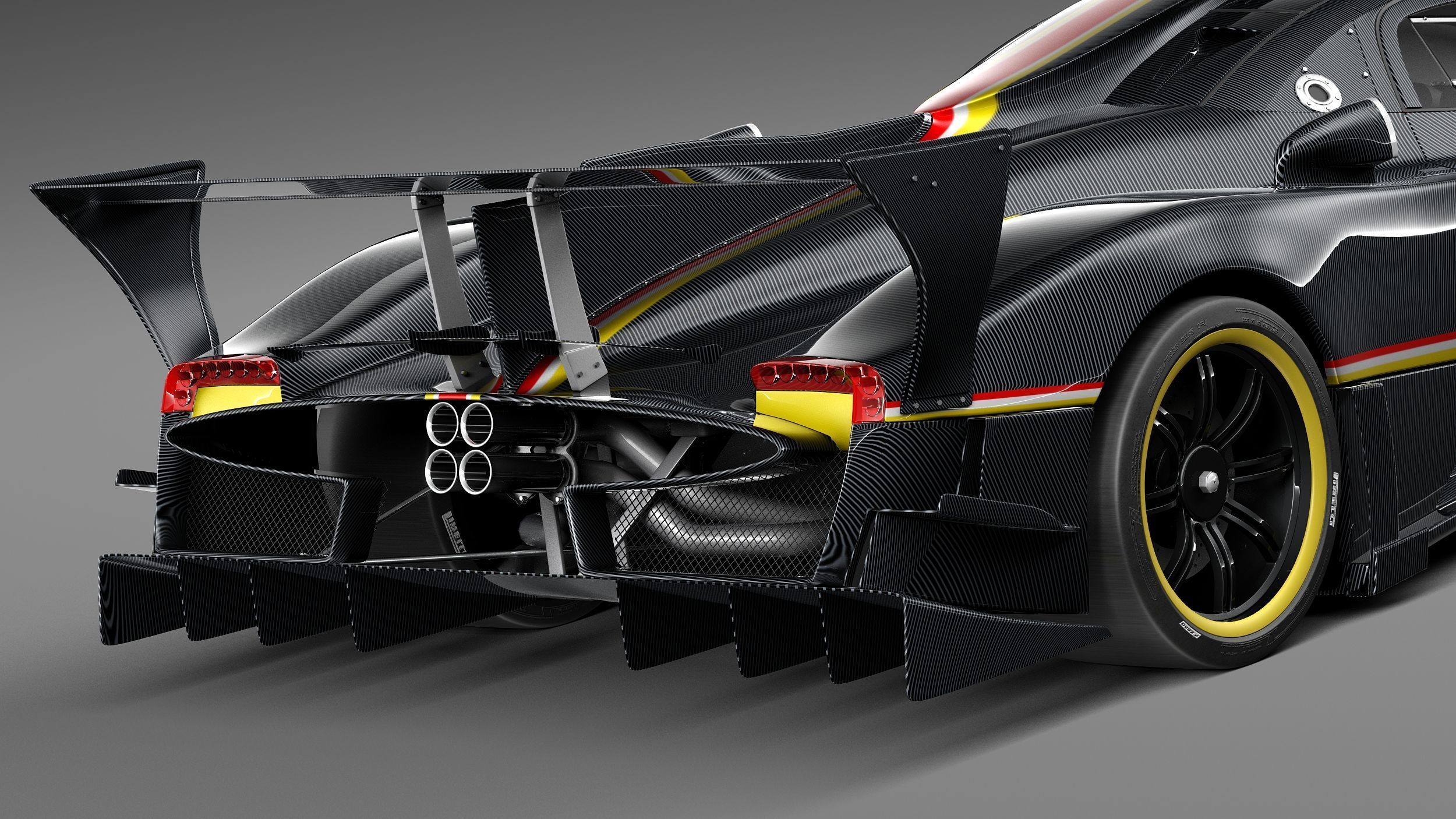 Pagani Zonda Revolucion 2013 3D model_3