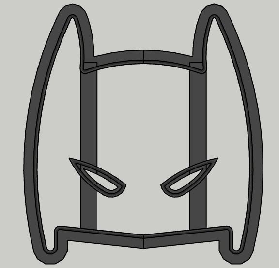 Batman - Cookie Cutter 3D print model_1