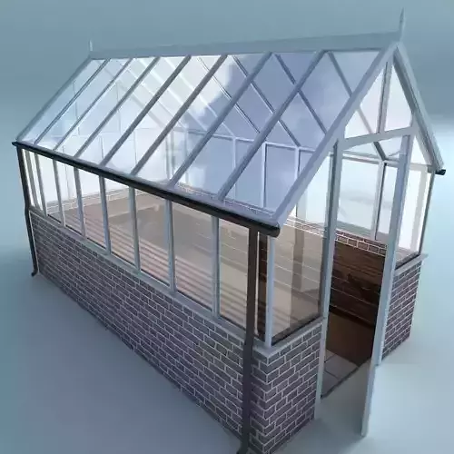 Greenhouse brick 3D model