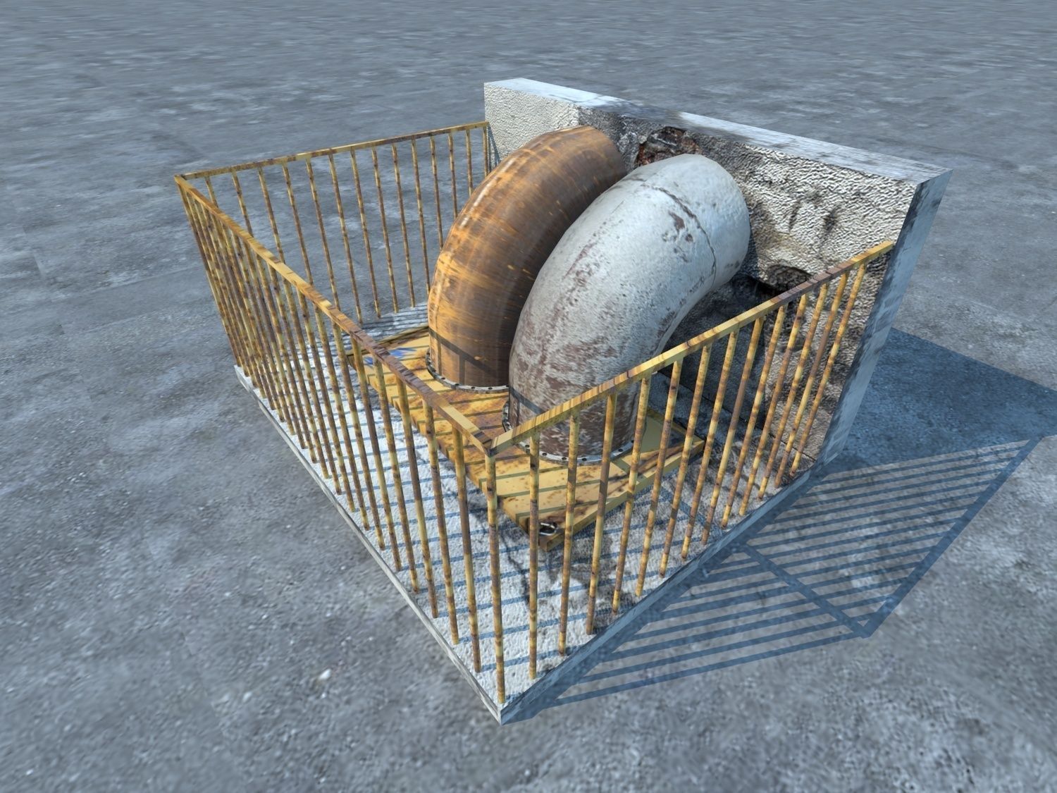 Pipeline Industrial 3D model_17