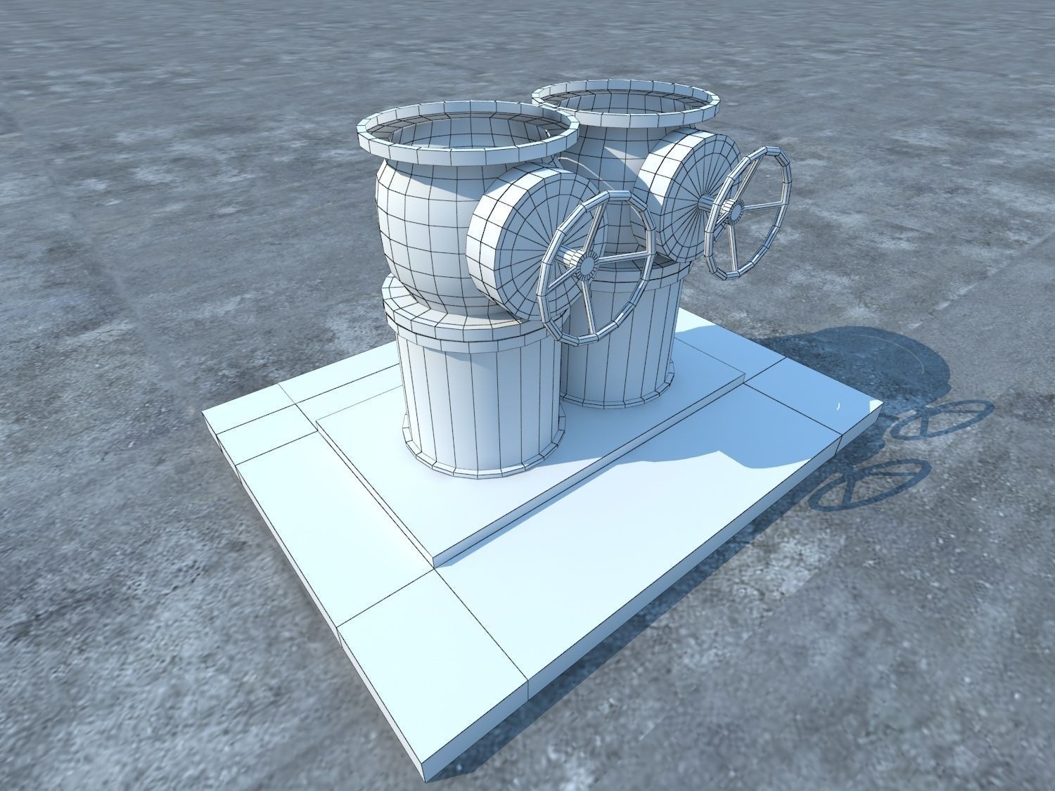 Pipeline Industrial 3D model_16