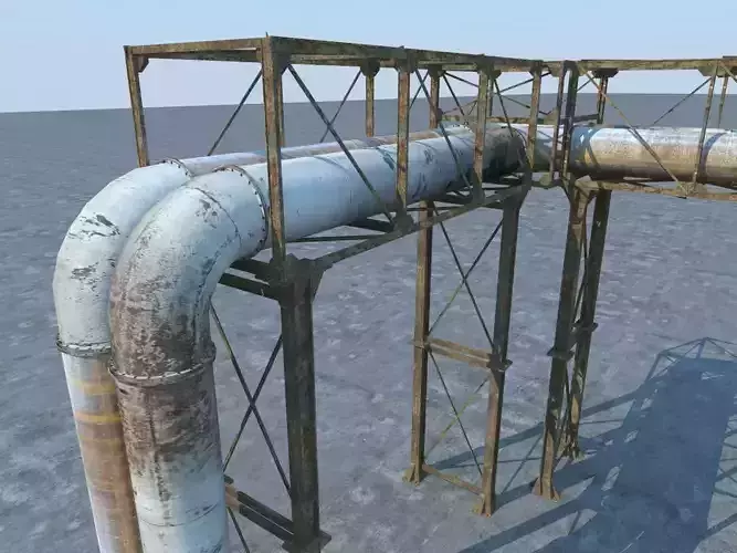 Pipeline Industrial 3D model
