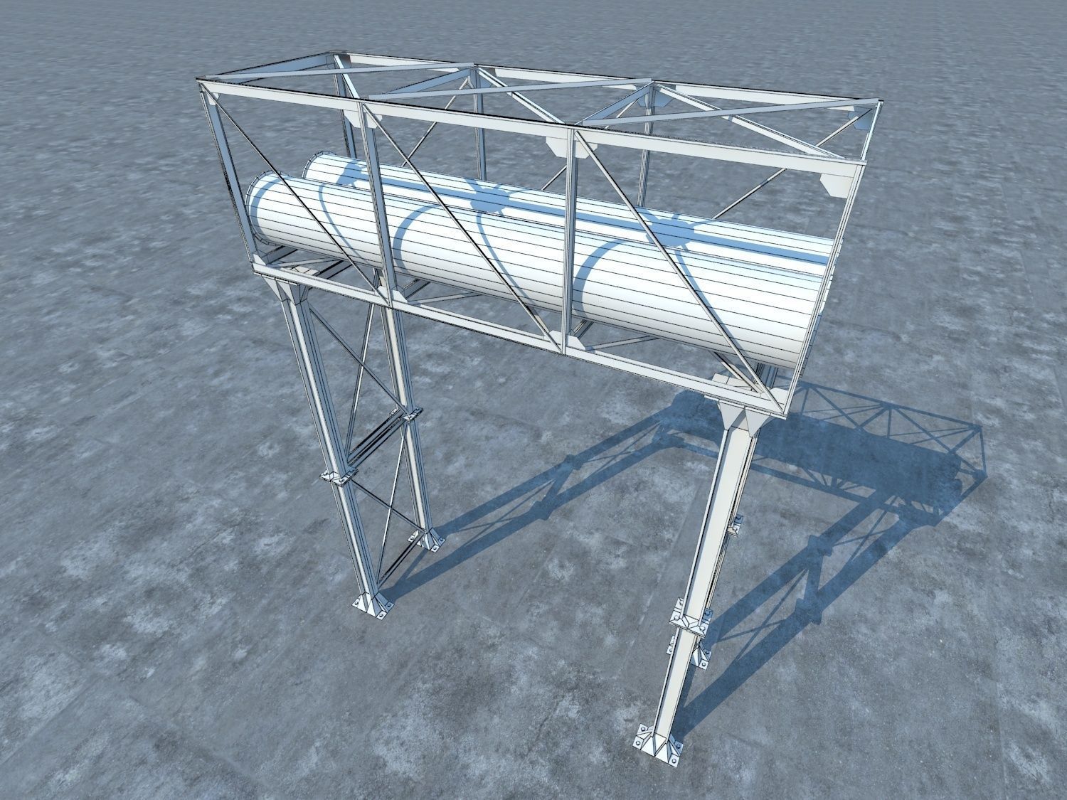 Pipeline Industrial 3D model_11