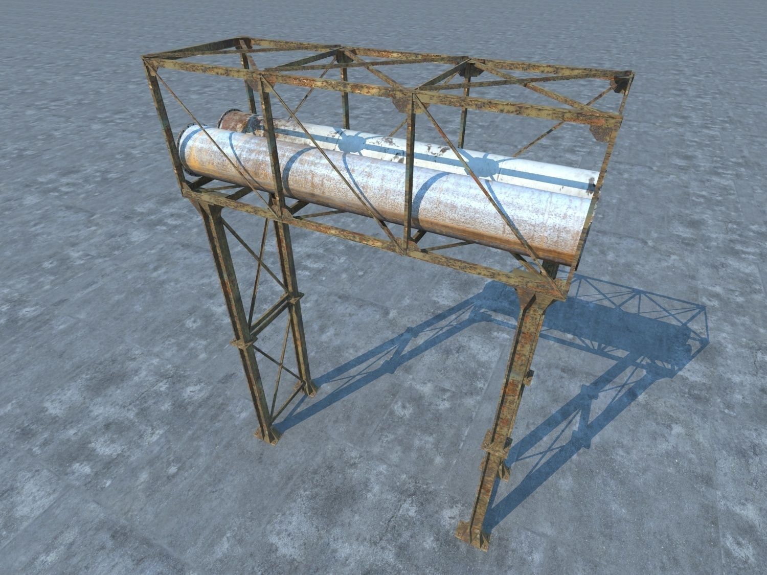 Pipeline Industrial 3D model_9