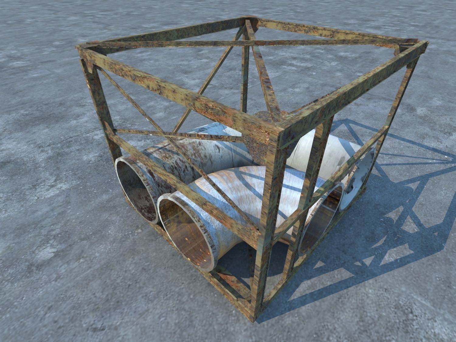 Pipeline Industrial 3D model_10