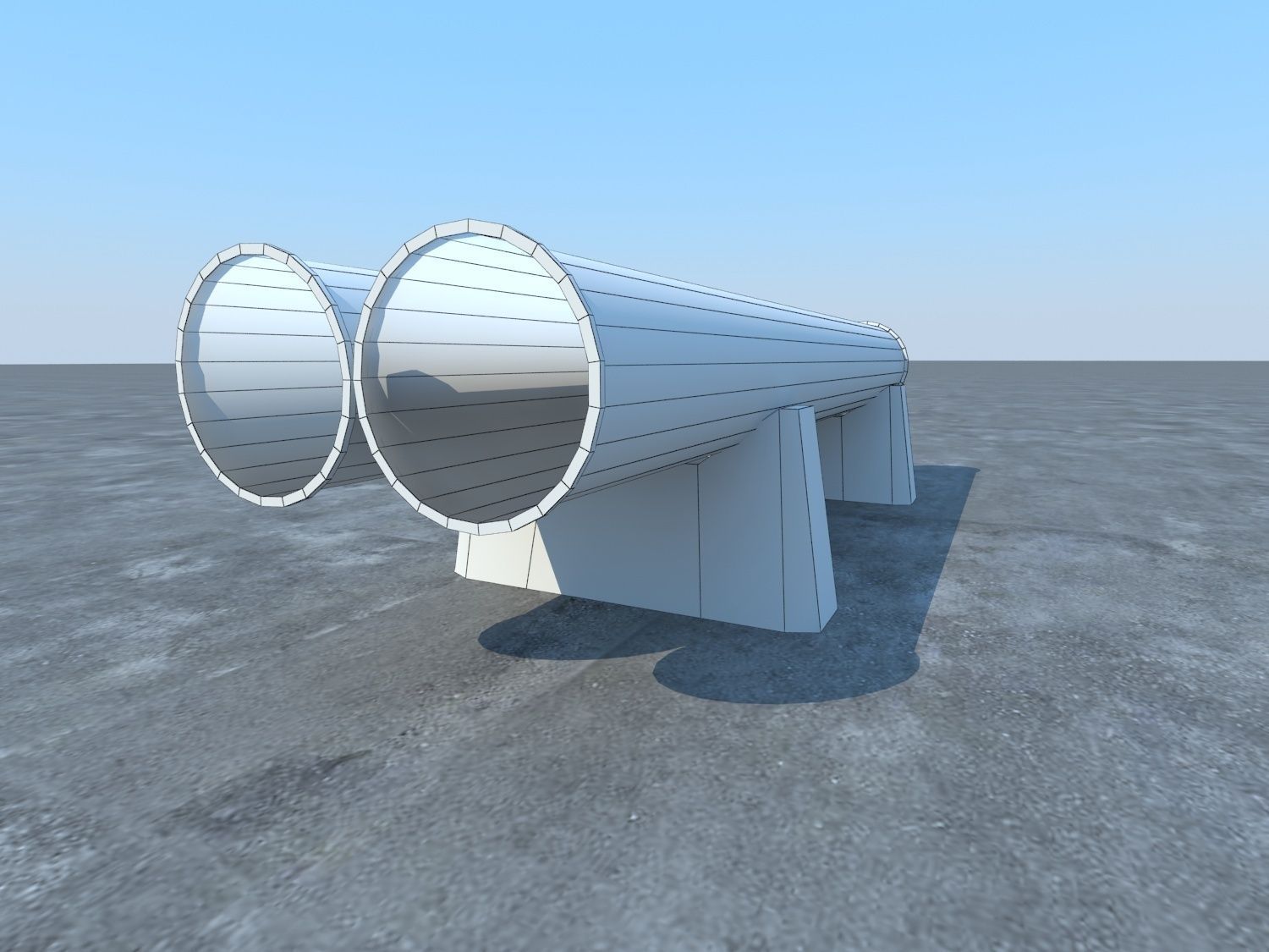 Pipeline Industrial 3D model_6