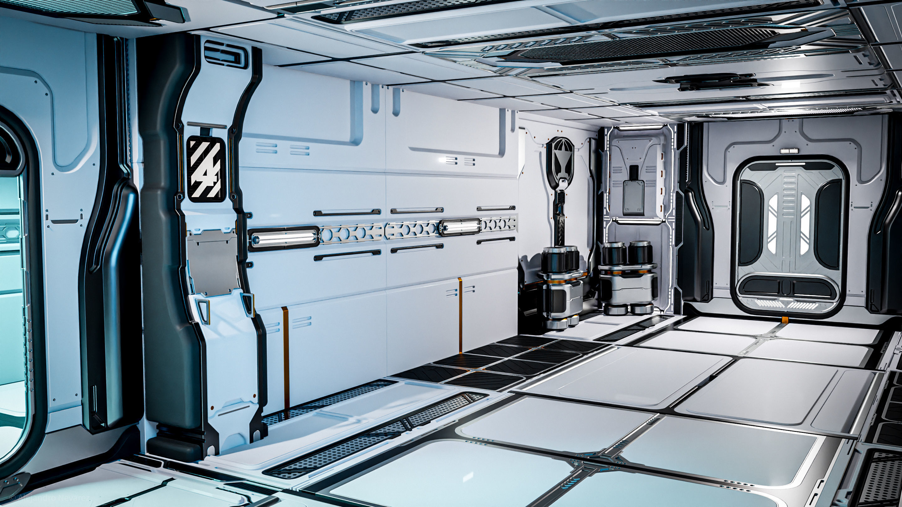 26 Sci-Fi 3D models - Interior Asset Pack 3D model_4