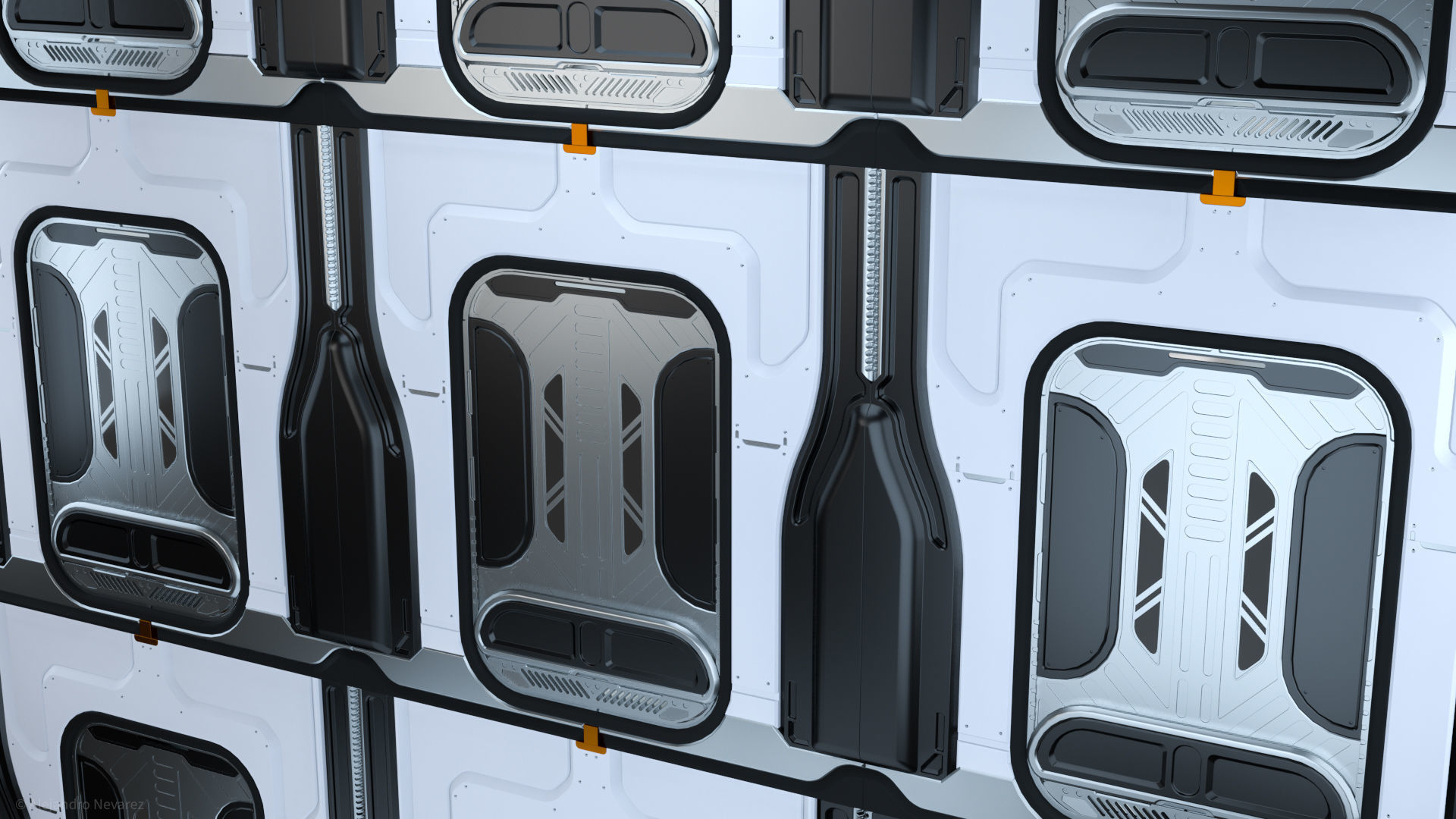 26 Sci-Fi 3D models - Interior Asset Pack 3D model_19