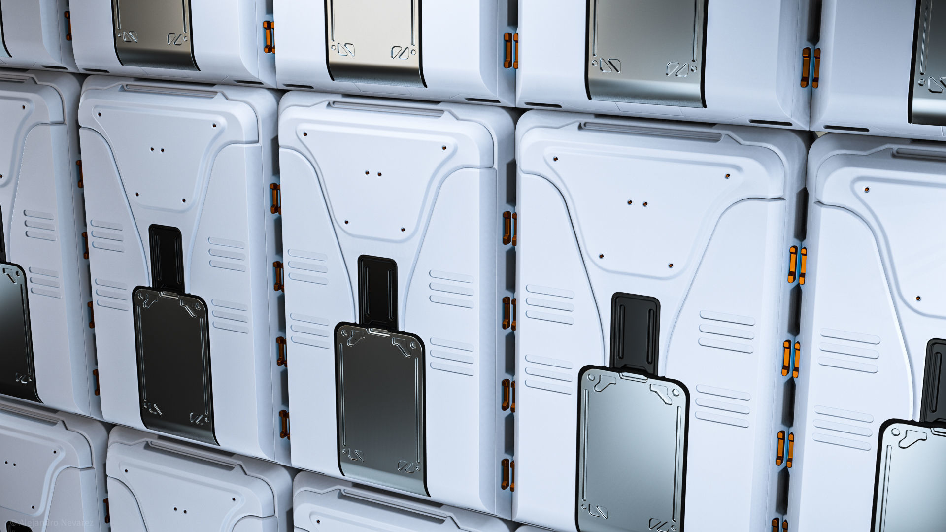 26 Sci-Fi 3D models - Interior Asset Pack 3D model_23