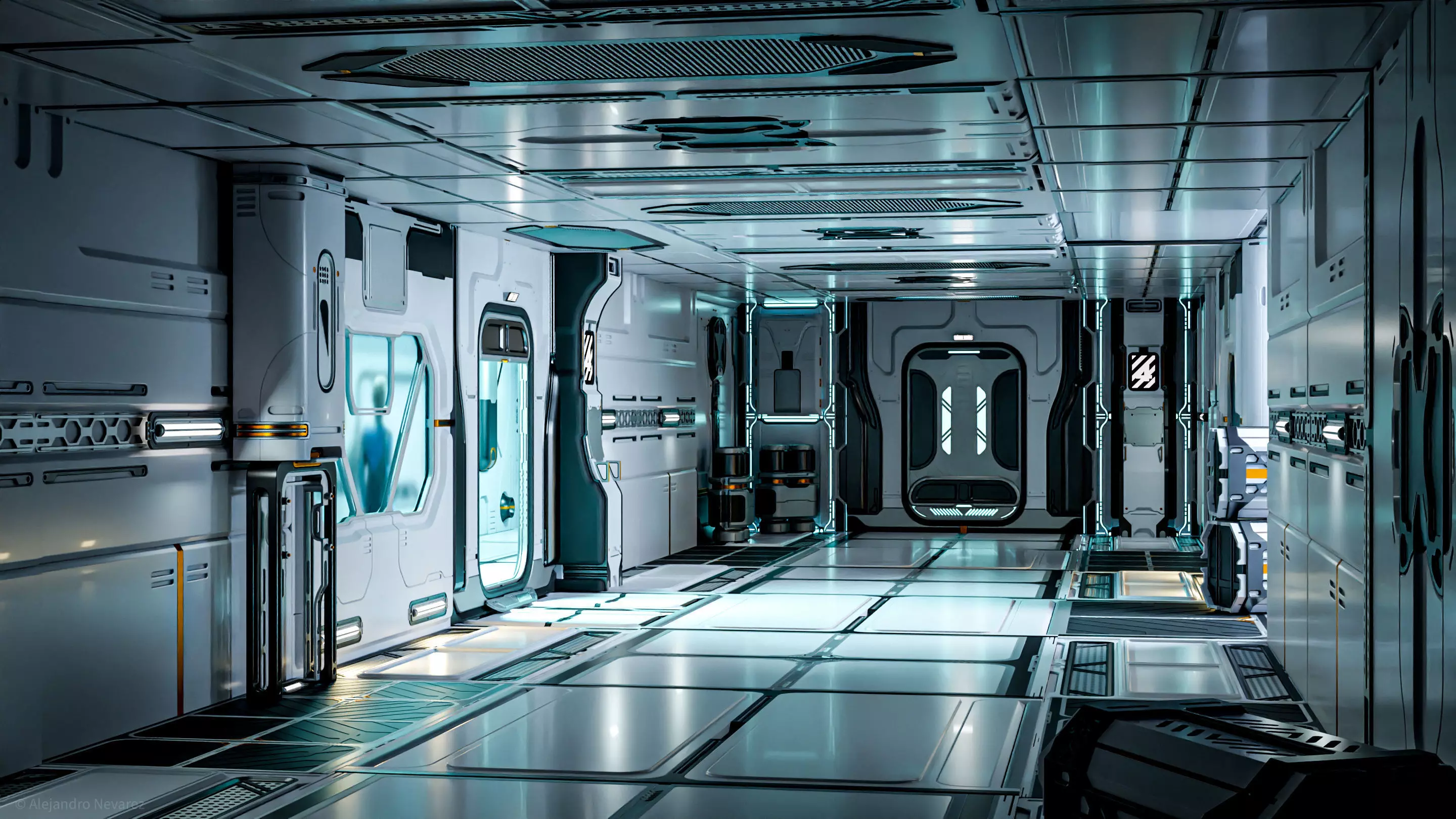 26 Sci-Fi 3D models - Interior Asset Pack 3D model_0