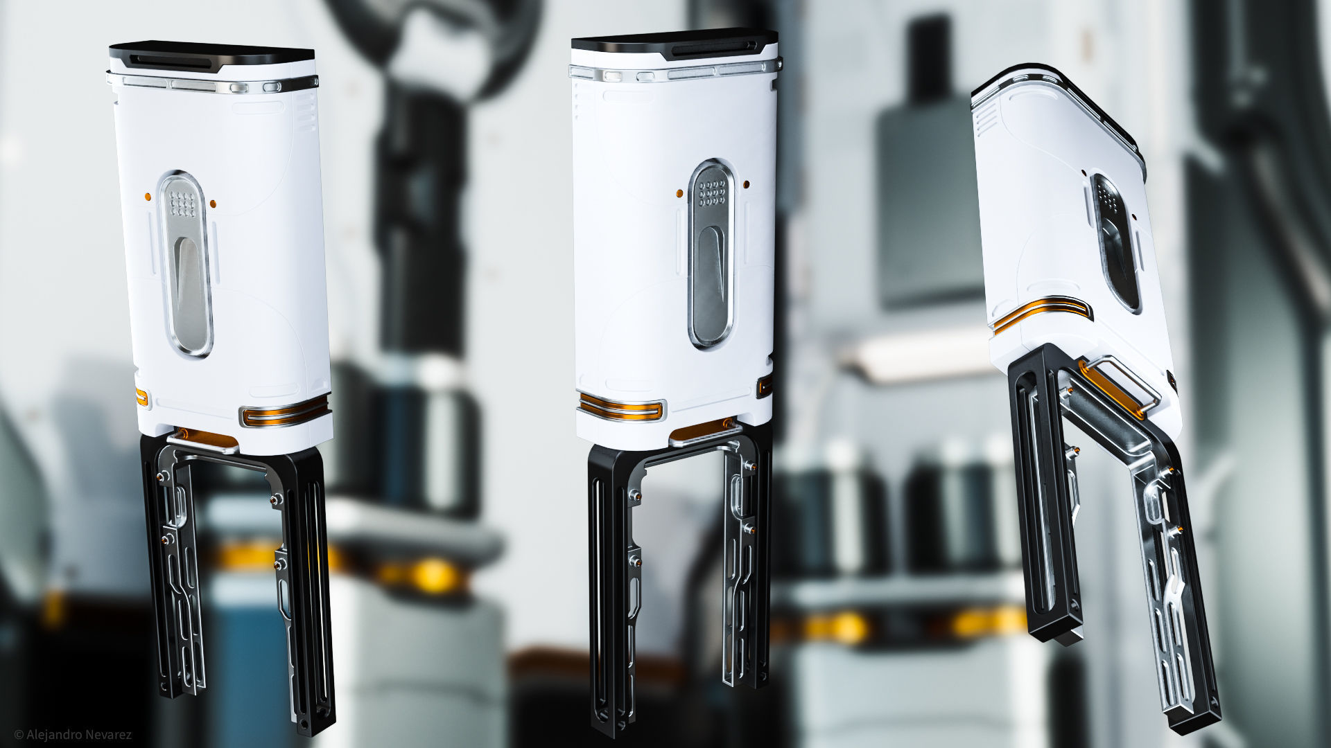 26 Sci-Fi 3D models - Interior Asset Pack 3D model_27