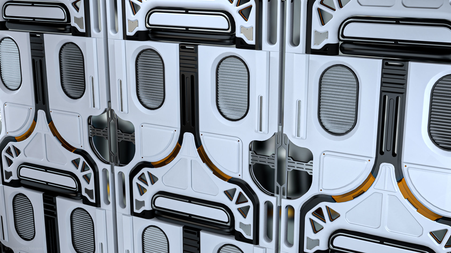 26 Sci-Fi 3D models - Interior Asset Pack 3D model_10
