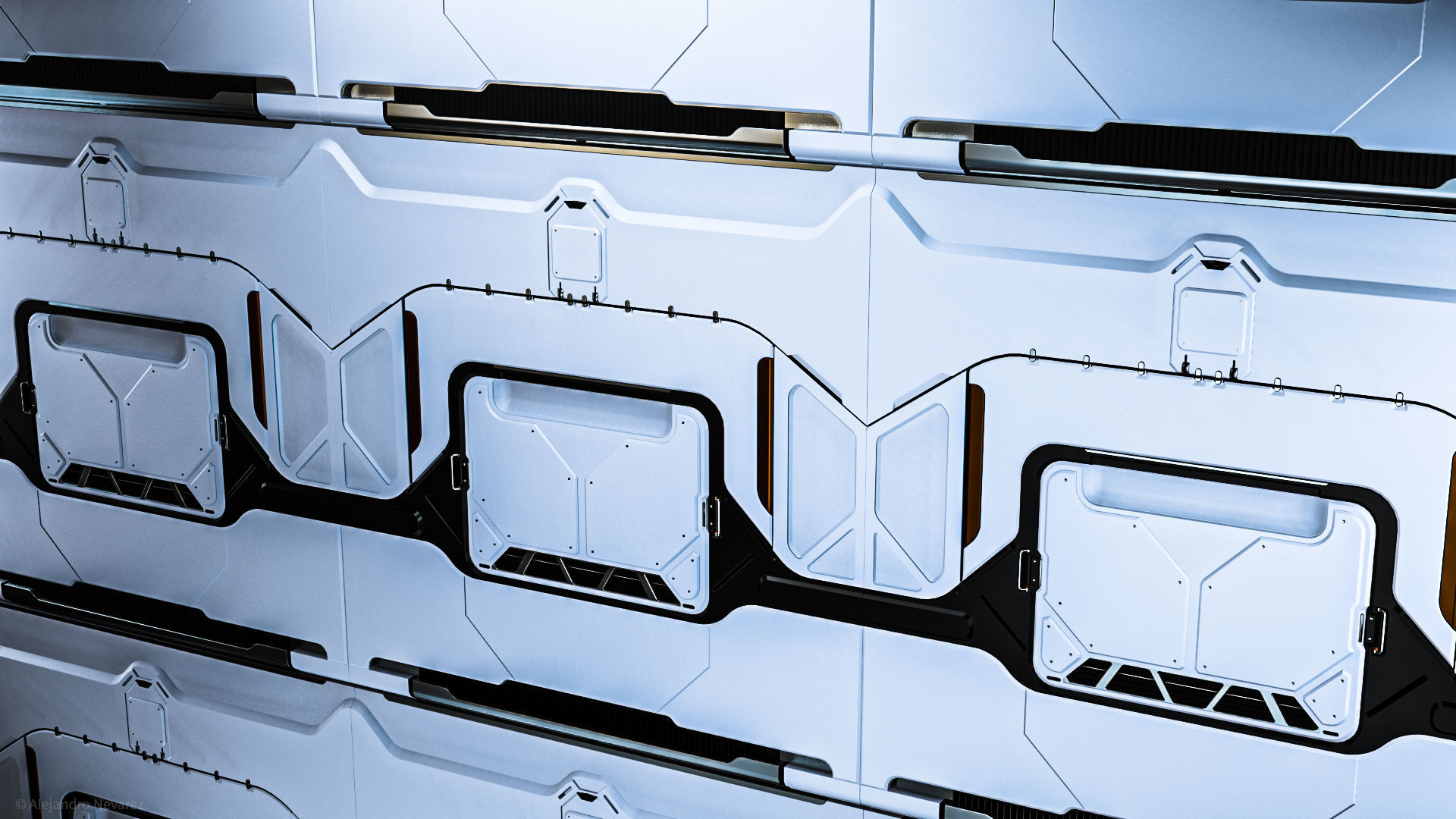 26 Sci-Fi 3D models - Interior Asset Pack 3D model_7