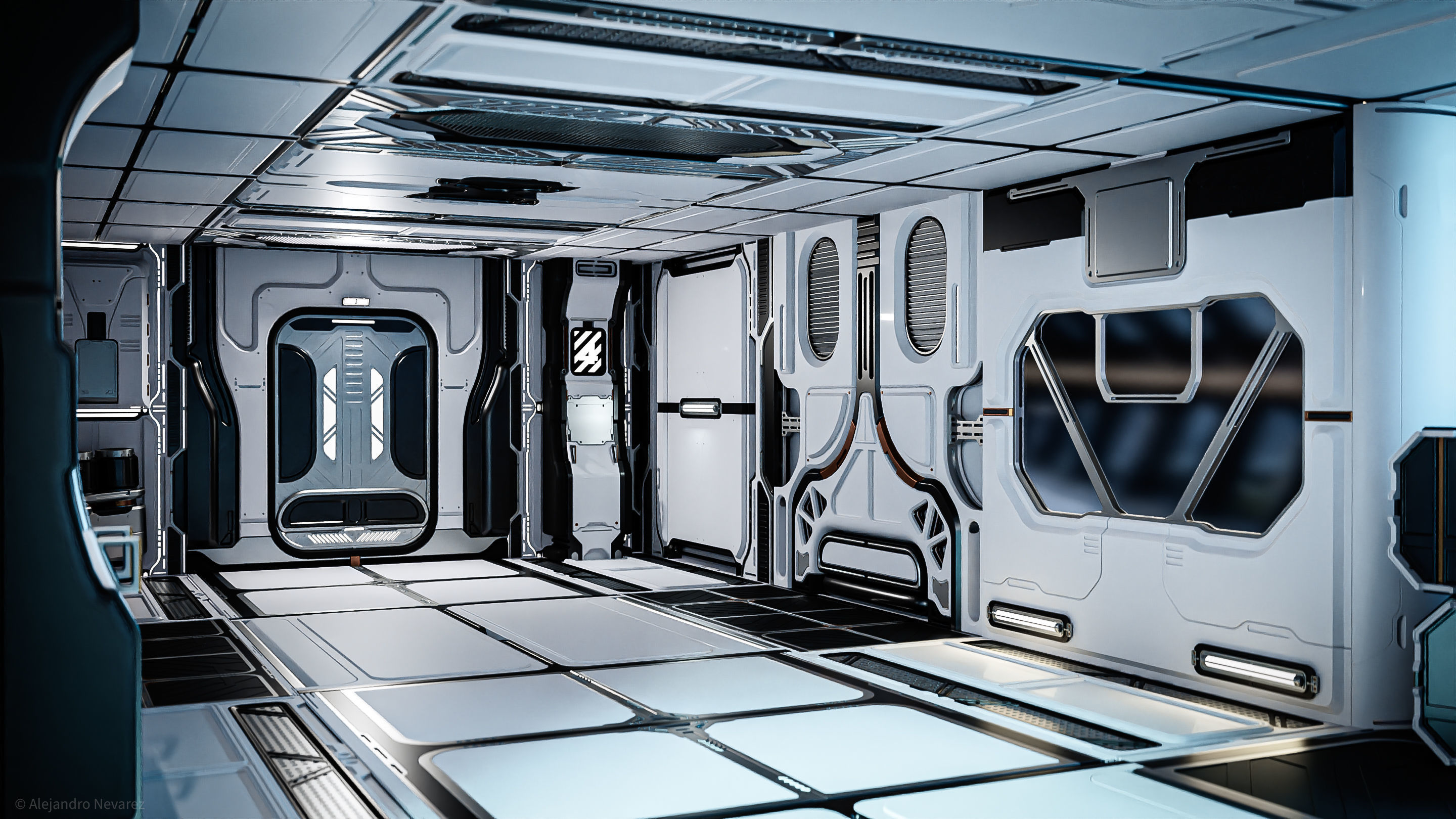26 Sci-Fi 3D models - Interior Asset Pack 3D model_1