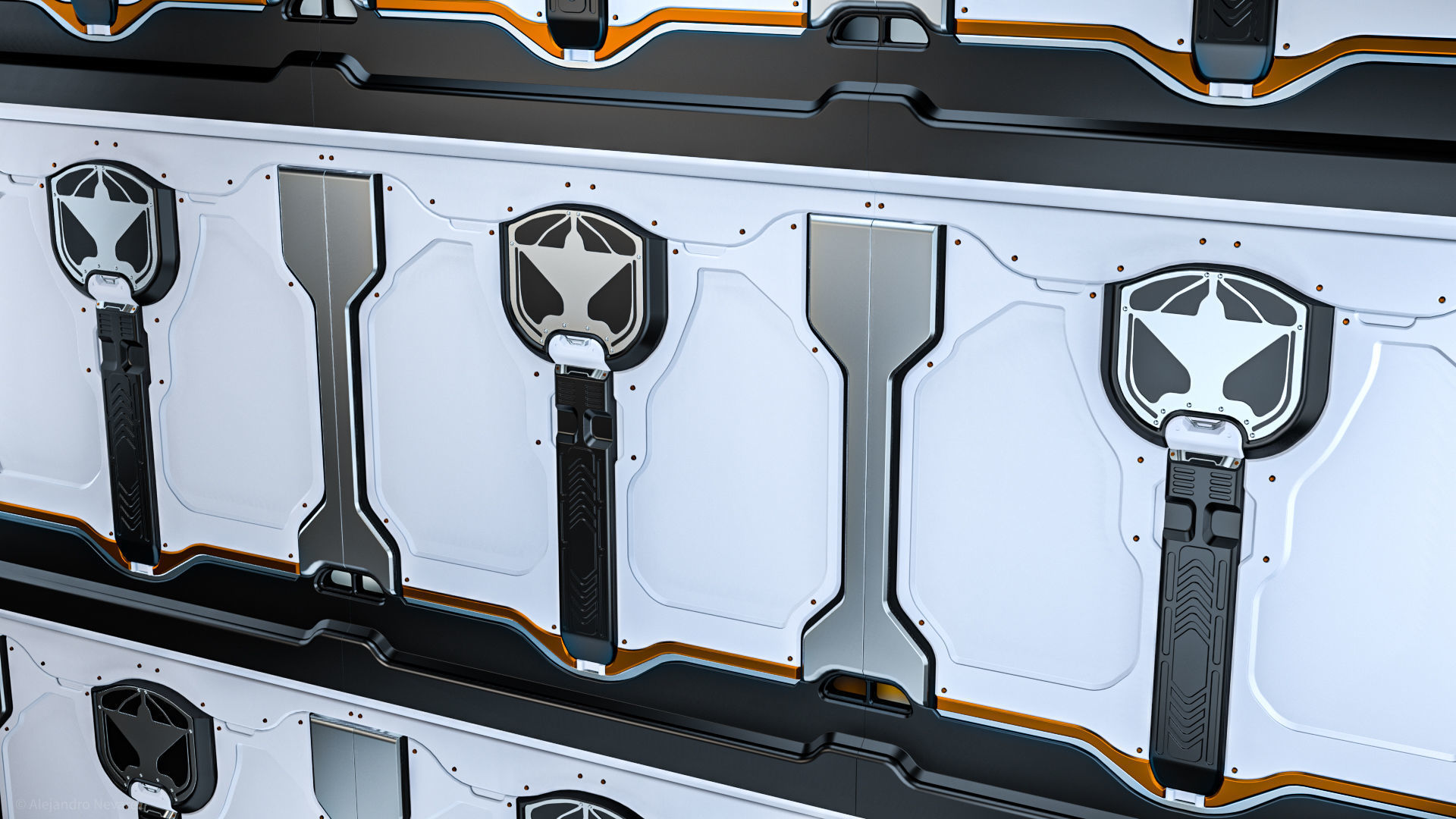 26 Sci-Fi 3D models - Interior Asset Pack 3D model_8