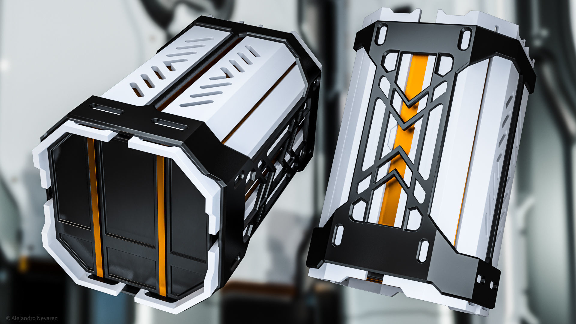 26 Sci-Fi 3D models - Interior Asset Pack 3D model_25