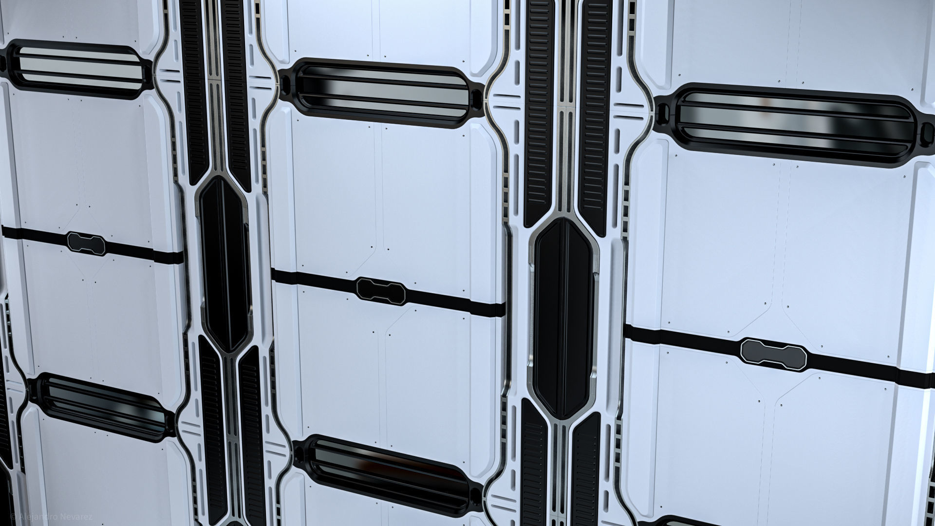 26 Sci-Fi 3D models - Interior Asset Pack 3D model_6