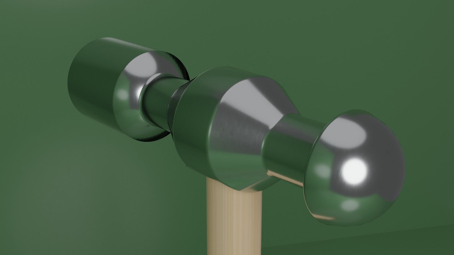 Realistic Hammer Low Poly Prop Free low-poly 3D model_2