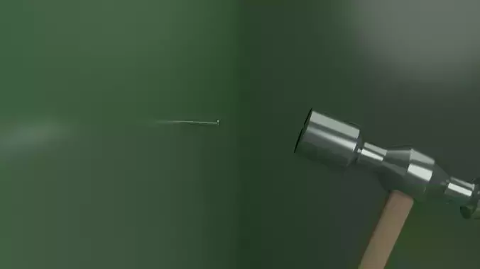 Realistic Hammer Low Poly Prop