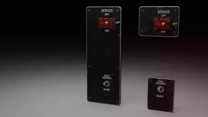 F16 ZEROIZE Panel 3D model