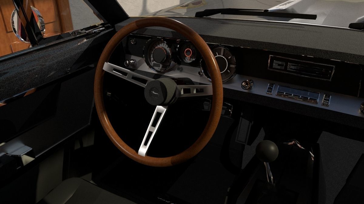 Plymouth Barracuda Fast-back 1969 3D model_5