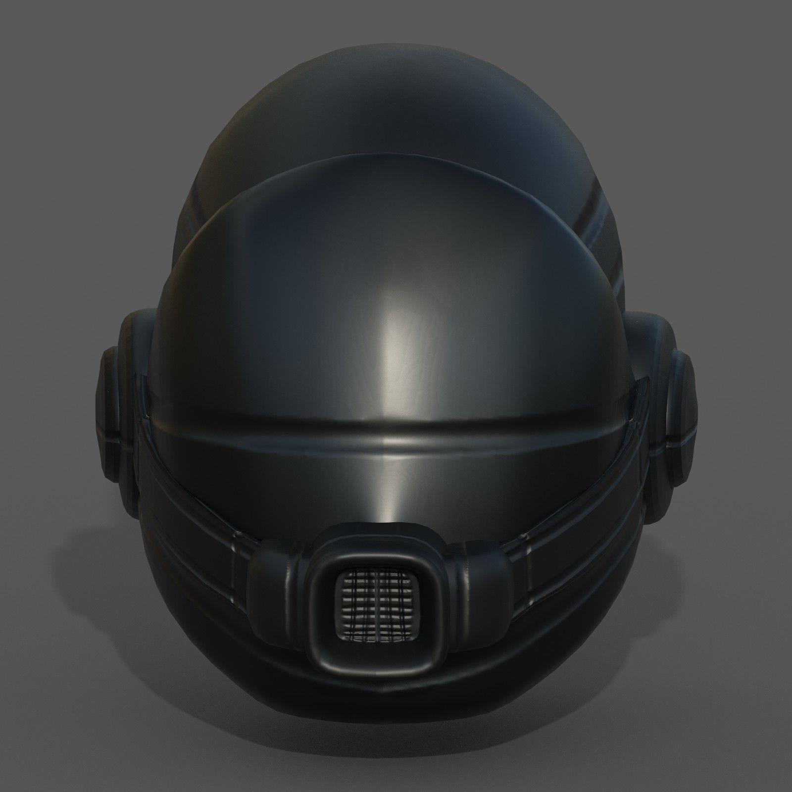 Gas mask helmet scifi fantasy armor hats military Low-poly Low-poly 3D model_1