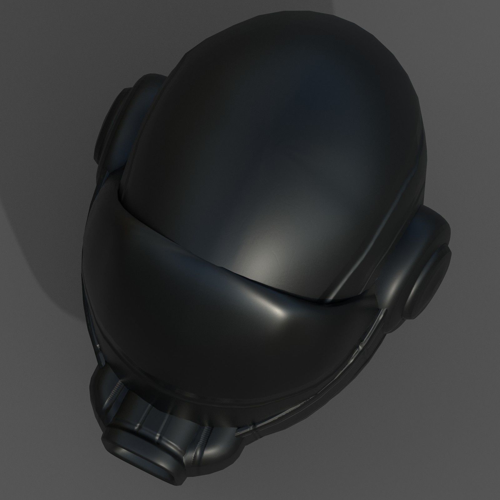 Gas mask helmet scifi fantasy armor hats military Low-poly Low-poly 3D model_5