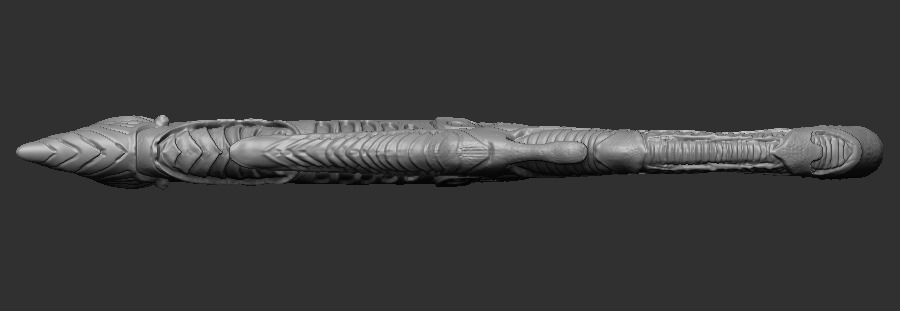 xenogun head of snake 3D model_6