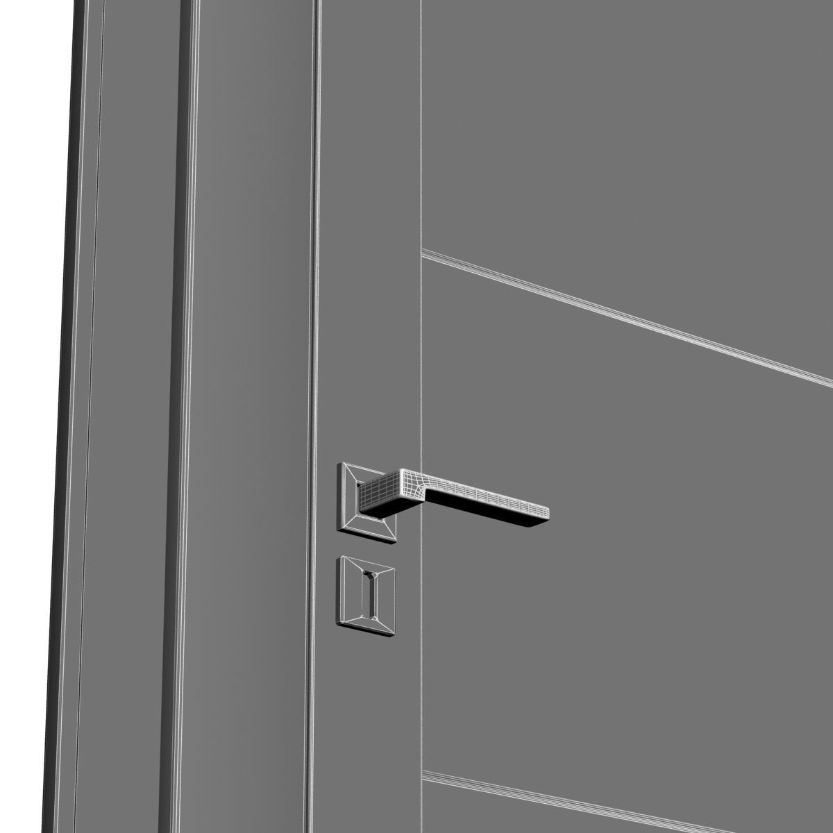 Door 01 3D model_4