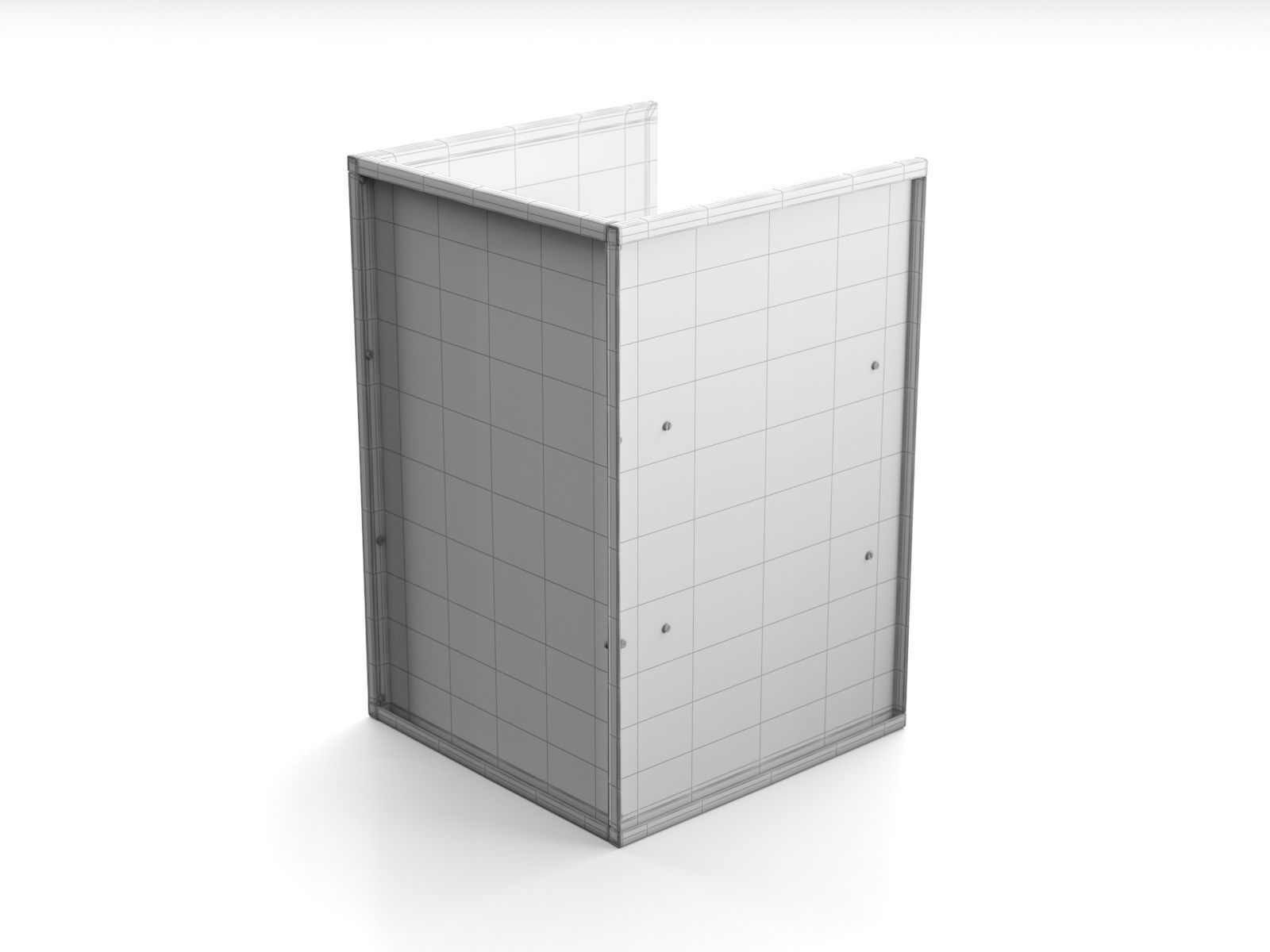 Donald Judd Armchair 1 3D model_3