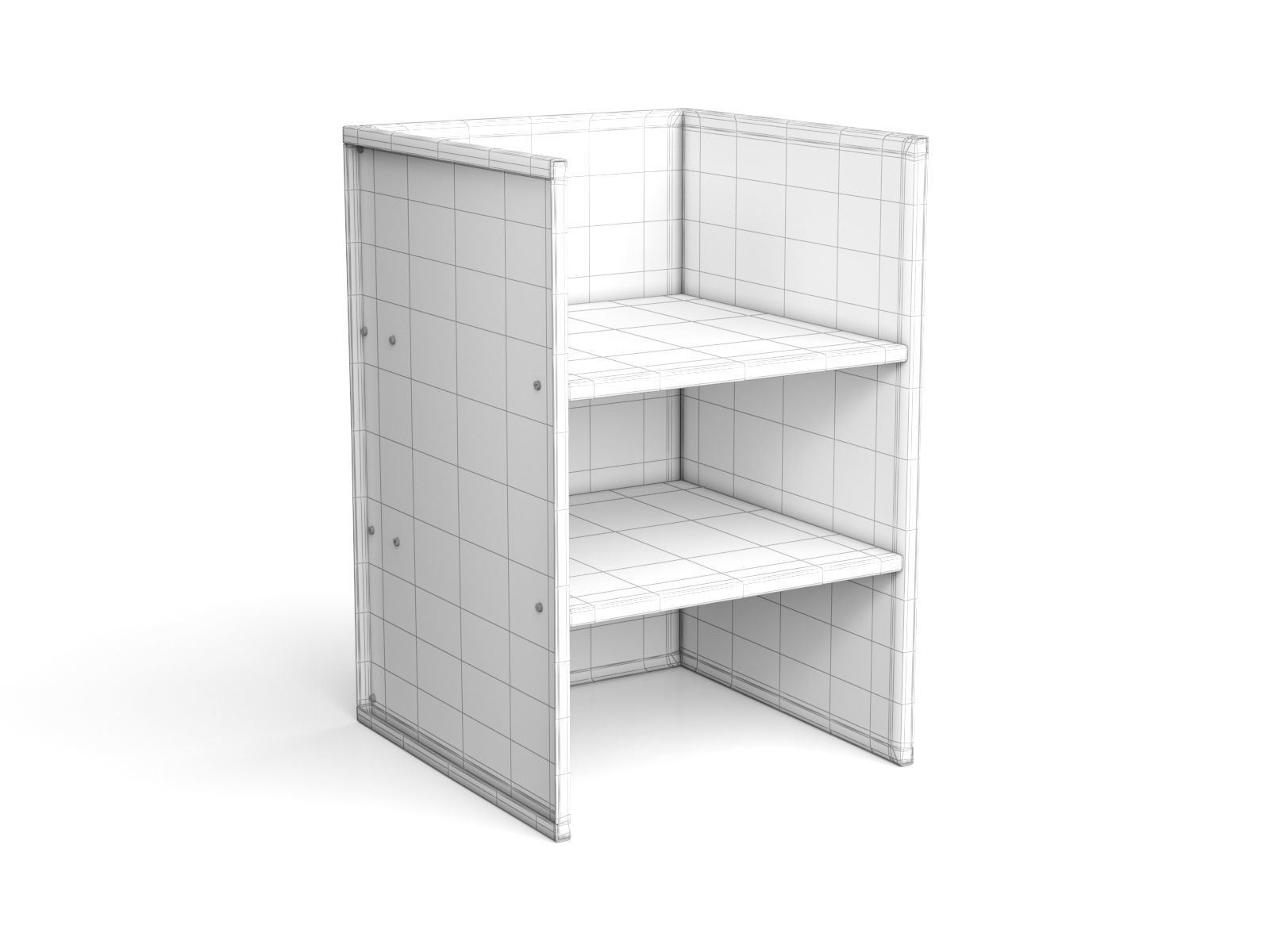 Donald Judd Armchair 1 3D model_1