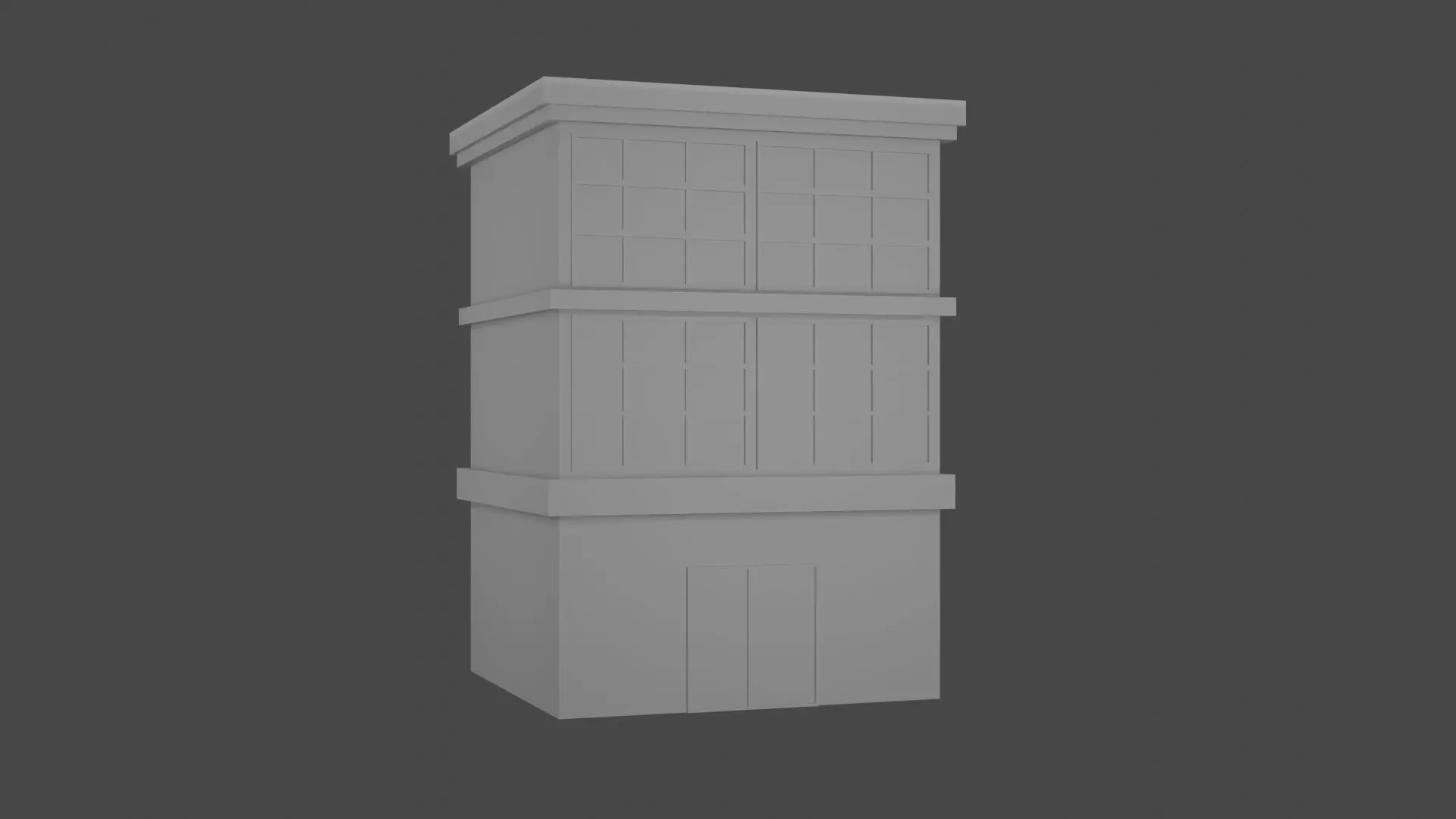 Generic Building  3D model_0