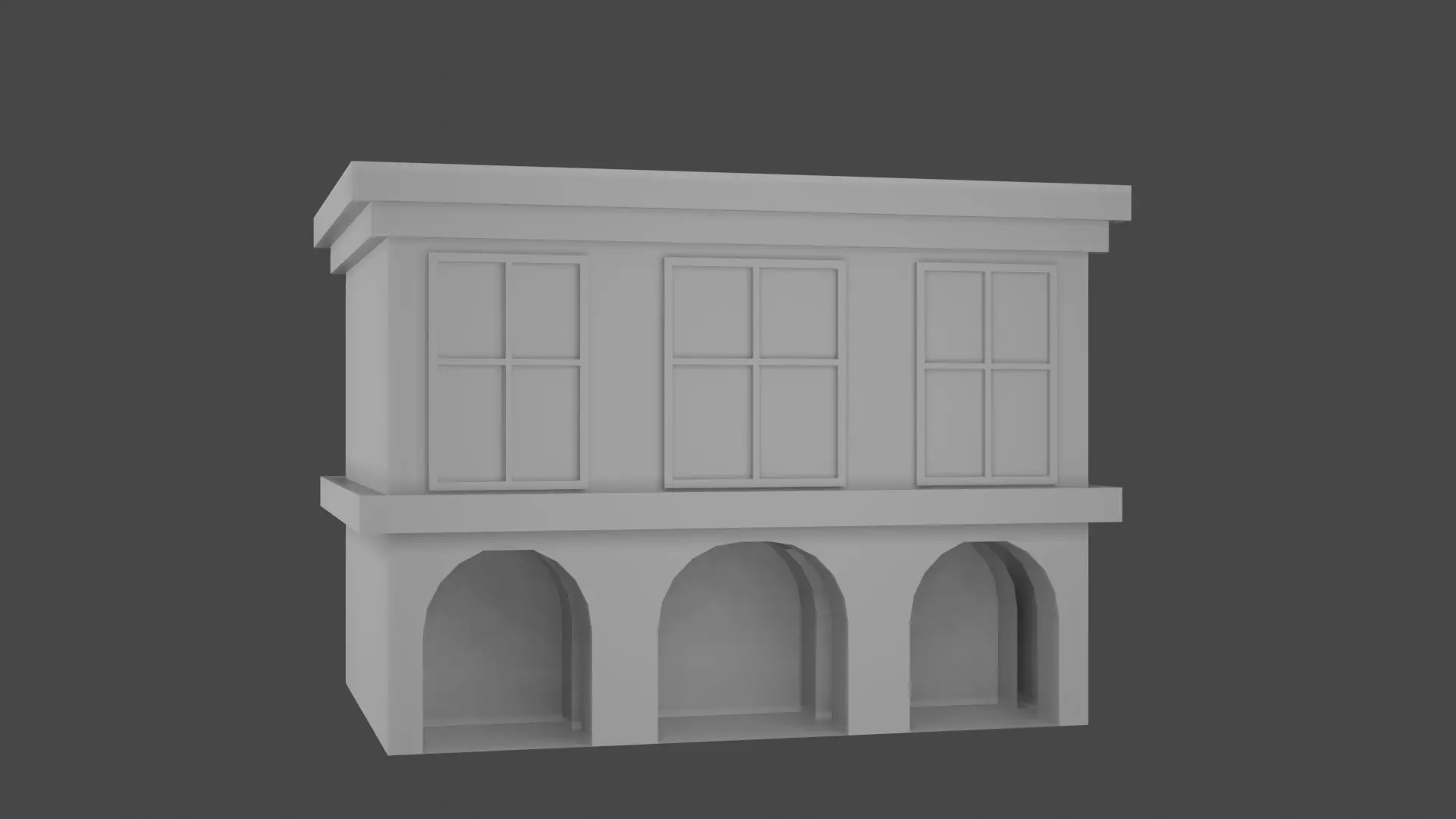 Generic Building  3D model_0
