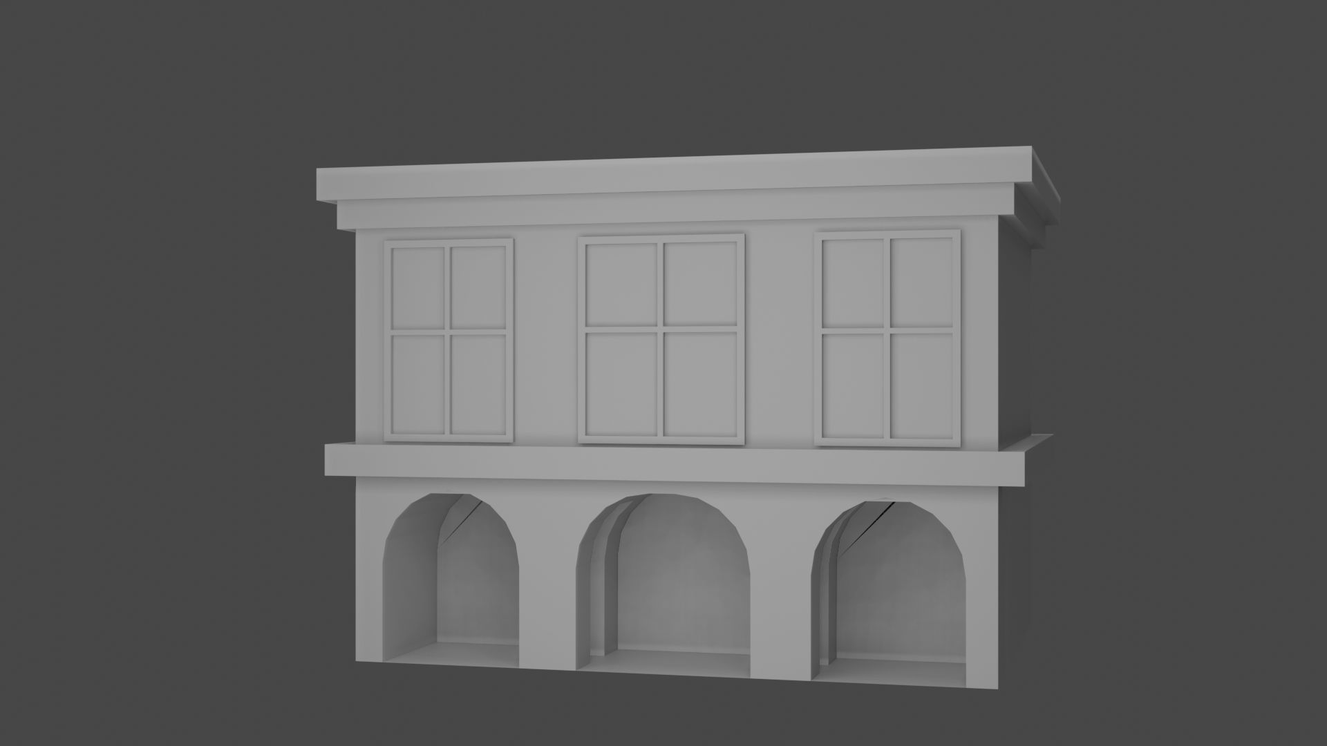 Generic Building  3D model_1
