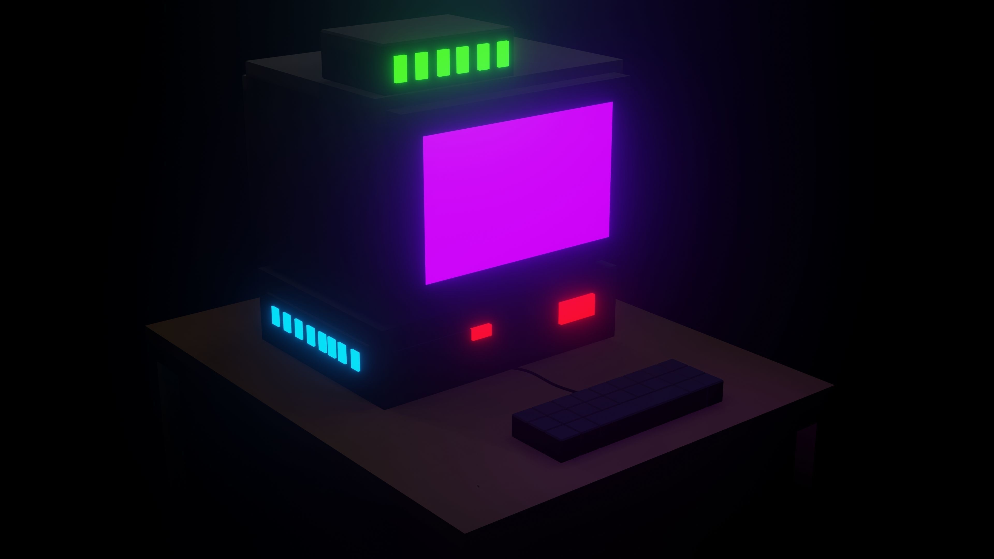 Old Computer 3D model_1