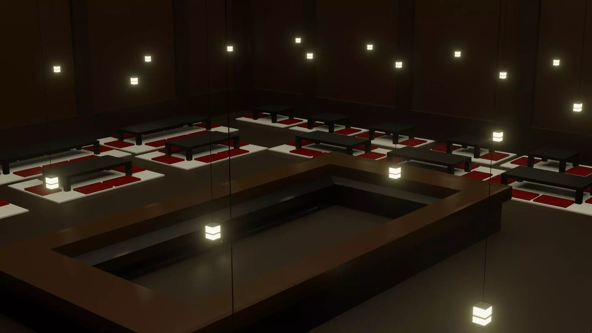 Japanese restaurant  3D model_0