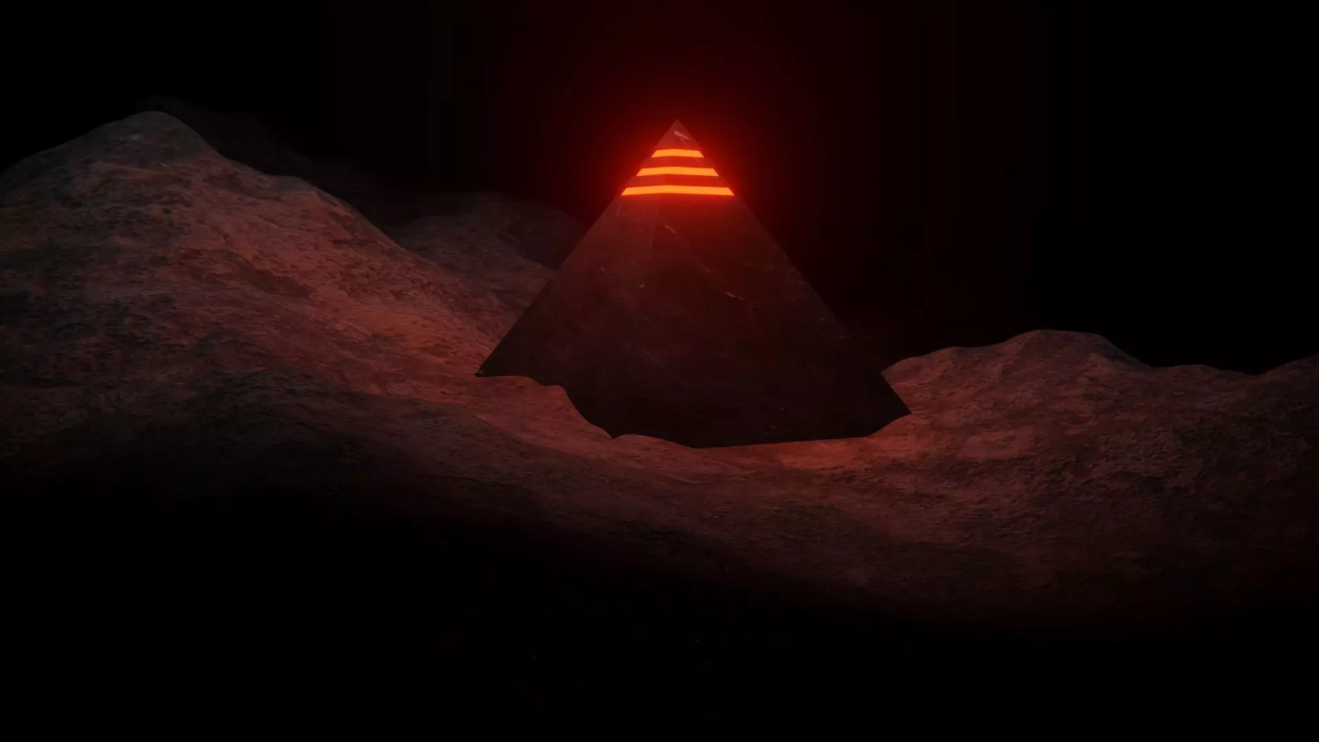 Alien Pyramid 3D model_0