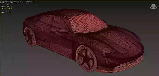 Porsche Taycan 3D model