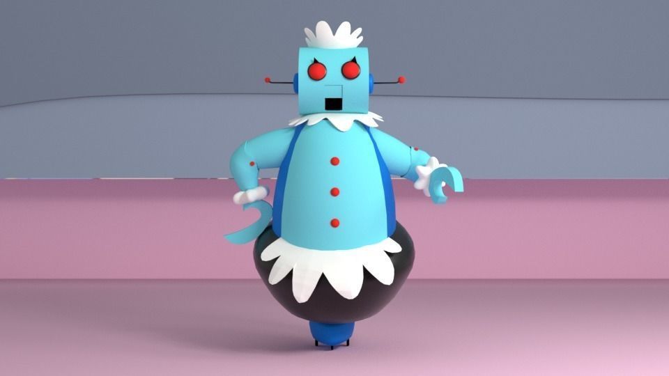 Rosie the Robot 3D model_3