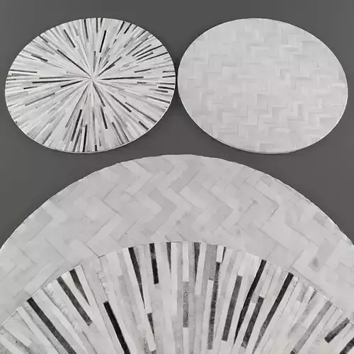 Rugs collection 210 Low-poly 3D model